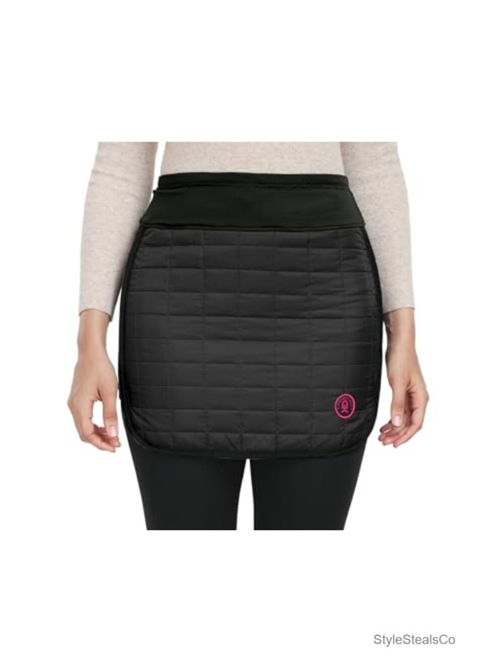 Women's Lightweight Puffer Skort Quilted Running Skirt